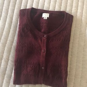 Maroon Cardigan